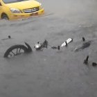 Imágenes de la fuerte temporada invernal en Esmeraldas.