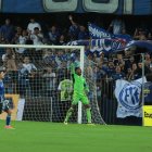 Pedro Ortiz tapó un penal en su regresó al arco de Emelec.