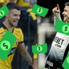 Joaquín Valiente y  Rodrigo Garro los jugadores más caros de Barcelona y Corinthians.