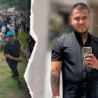 La mañana de este martes hubo masiva concurrencia en el cementerio para despedir a Bryan Alcívar.