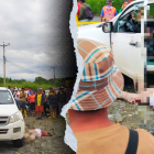 La policía indaga el motivo por el que habrían asesinado a los dos ocupantes de la camioneta.