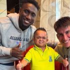 Jorgito junto a Eryck Castillo y Fernando Gaibor.