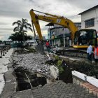 El malecón de Mocache está cerrado temporalmente, por seguridad.
