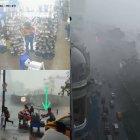 Calles cubiertas de niebla gris, carpas destrozadas, comerciantes que corrían desesperados tras el viento para salvar su mercancía: esa fue la escena caótica que marcó aquel lunes de viento intenso en Guayaquil.