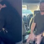 El acto fue grabado por la esposa, quien colgó el video en las redes sociales.