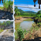 Más de un centenar de familias que viven en el sector El Roto sufren los estragos por el derrame de petróleo.