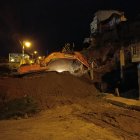 Deslizamiento de tierra afectó viviendas en Loja.