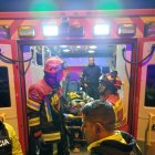 Uno de los presuntos delincuentes fue atrapado por los trabajadores y le metieron una paliza.