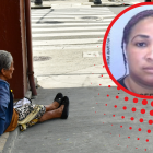 En el lugar donde asesinaron a Martha Ayoví aún se observaba una mancha de sangre.