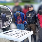 Uno de los detenidos tiene historial delictivo.