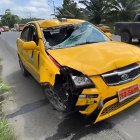 El conductor del taxi escapó luego del accidente, abandonando a la víctima.