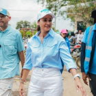 La prefecta del Guayas, Marcela Aguiñaga.