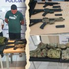 Las evidencias encontradas a el cabo primero de la Infantería de Marina, Pedro Javier Chiriguay Fernández y su esposa.