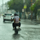Imágenes de la lluvia que se registró la tarde de este 27 de marzo en Guayaquil.
