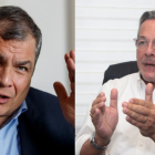 Rafael Correa y Jimmy Jairala.