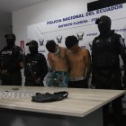 Los dos hombres que fueron detenidos en Guayaquil.
