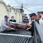 Los féretros fueron donados para cubrir, en parte, los gastos del sepelio, en Salitre, Guayas.
