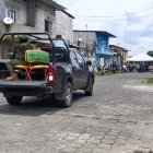 La presencia militar fue notoria con patrullajes constantes en la zona del velatorio.