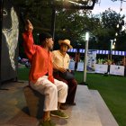 En la Plaza Guayarte había shows en vivo y teatro.