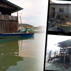 Unas viviendas están destruidas y otras llenas de agua. Los residentes claman por ayuda urgente de las autoridades.