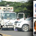 Fueron hallados a un costado de la vía, con impactos de bala.