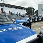 Las nuevas camionetas fueron entregadas en un acto desarrollado en el Cuartel Modelo de Guayaquil.