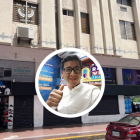 A este edificio, ubicado en pleno centro de Machala, entró el sicario y disparó al abogado