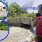 Con cada lluvia, el agua rebosa por este ducto cajón.