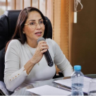 Luisa González, candidata presidencial de la Revolución Ciudadana.