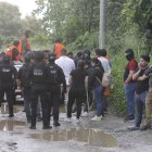 Esta es el camino de tierra donde los militares aseguraron liberaron a los menores, aún con vida.