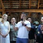 El presidente Daniel Noboa durante la proclamación de resultados de las elecciones anticipadas de 2023, en las que resultó elegido presidente.