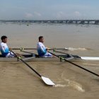Paulo y Cristophe Salavarría: Padre e hijo en el entrenamiento para la regata Guayaquil–Posorja.