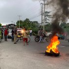 La parroquia rural de Chura, jurisdicción del cantón Quinindé, se convirtió en el epicentro de una protesta.