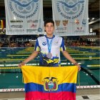 Mauricio Gómez Jalil con 1 de los 3 bronces mundiales ganados.