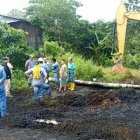 La ruptura de una tubería provocó el derrame de crudo en una zona cercana a la plataforma Yulebra 04, en la provincia amazónica de Orellana.