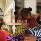 Cientos de feligreses se dan cita ante la imagen de Cristo, elaborada en Cuenca.