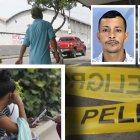 La policía acordonó la escena del crimen. Hallaron más de 30 indicios.