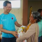 El embajador de Taiwán, Augusto Liao, visitó personalmente las zonas afectadas.