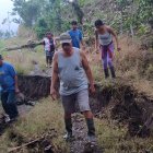 Una falla geológica tiene preocupados a los habitantes del recinto 27 de Junio.