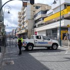 Los alrededores fueron cercados y con presencia policial así como agentes civiles de tránsito.