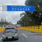 El puente Rumichaca es la frontera entre Colombia y Ecuador.