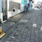 El hecho violento se produjo en un estrecho callejón adoquinado.