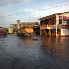 Así se veía el centro de Salitre la tarde de este 22 de abril.