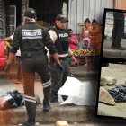 El pasado 11 de marzo, en el parterre central de Las Cañas aparecieron fundas con restos humanos. Aun así, el comercio no se detuvo.