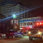 En el sector de Puerto Santa Ana, al menos tres trabajadores resultaron heridos mientras realizaban labores de construcción.