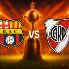 Barcelona Sc recibe a River Plate por Copa Libertadores.