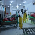 Separan los desechos de forma manual que llegan a la estación