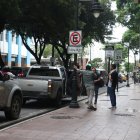 En este sector del centro de Guayaquil ocurrió un atentado.