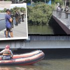 Desde este puente el menor se lanzó al estero, donde después fue hallado sin vida.