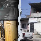 Junto a esta casa, donde funciona un templo evangélico, dejaron un taco de dinamita. Al explotar, causó daños materiales.